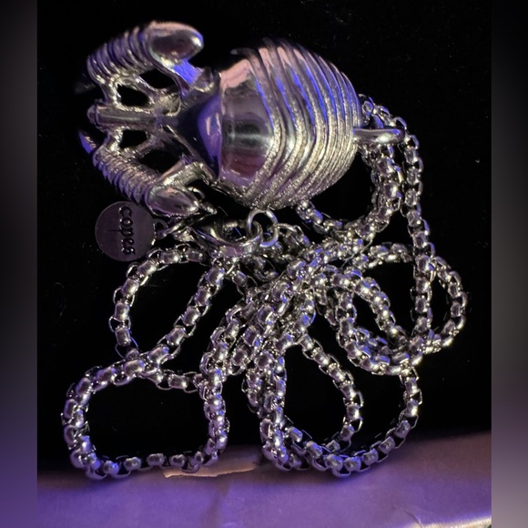 copes Greytech Alien Necklace silver chain GOTHBOICLIQUE GBC - Picture 12 of 14